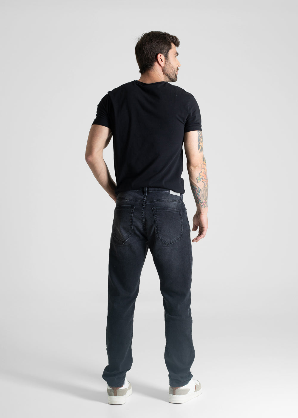 Calça Jeans Sawary Slim - 281056 PRETO