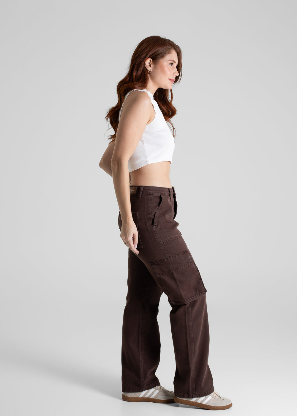 Calça Sarja Sawary Reta Petit - 281066 MARROM