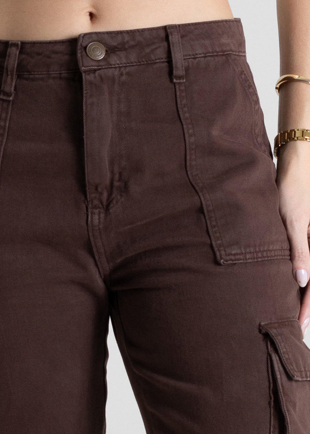 Calça Sarja Sawary Reta Petit - 281066 MARROM