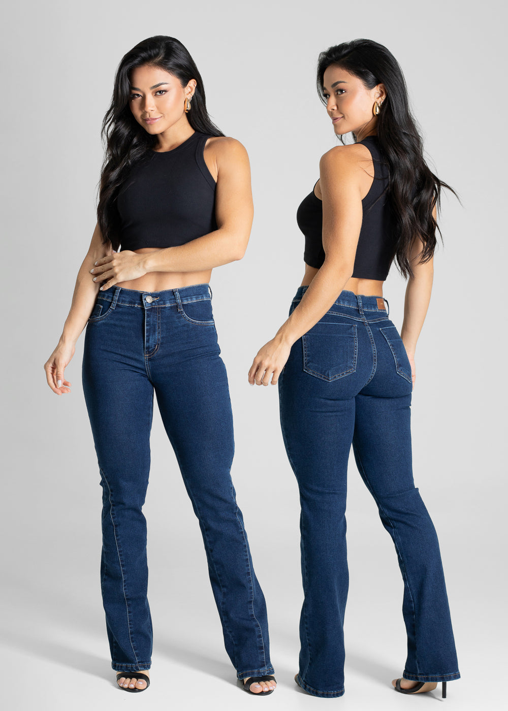 Calça Jeans Sawary Boot Cut - 281071 AZUL