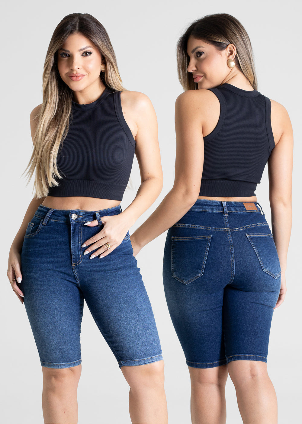 Bermuda Jeans Sawary - 281072 AZUL