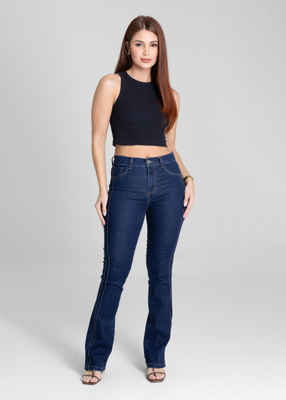 Calça Jeans Sawary Boot Cut - 281074 AZUL