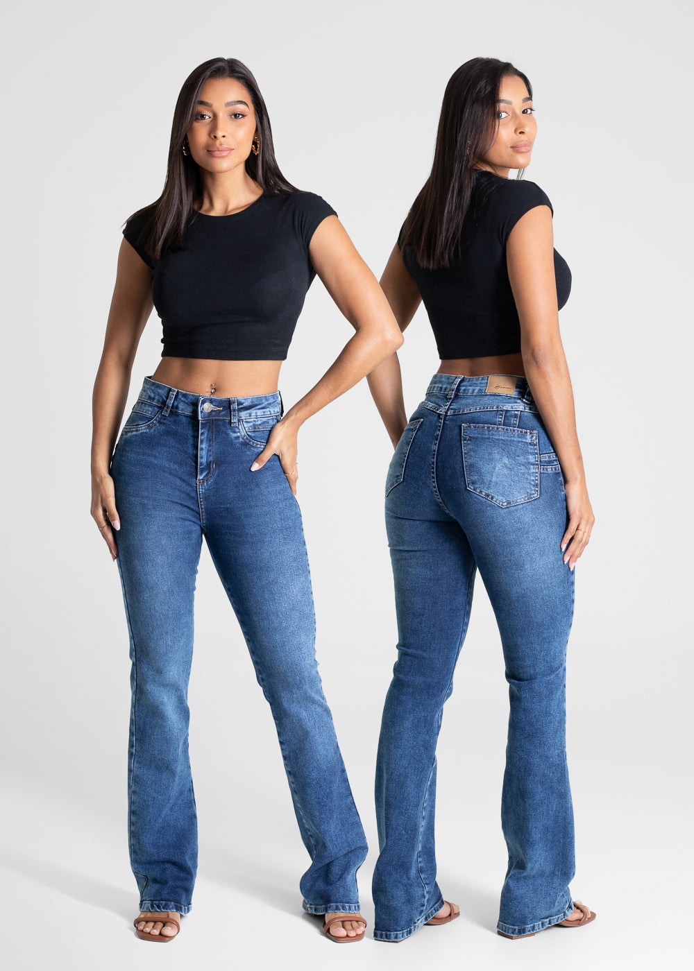 Calça Jeans Sawary Levanta Bumbum - 281088 AZUL