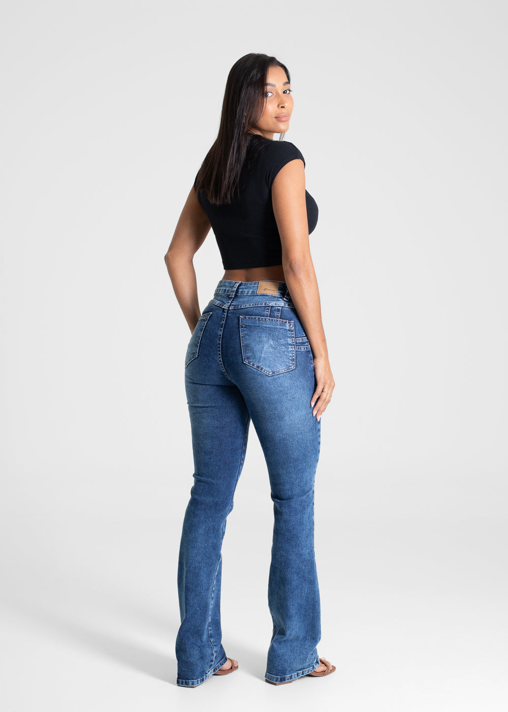 Calça Jeans Sawary Levanta Bumbum - 281088 AZUL