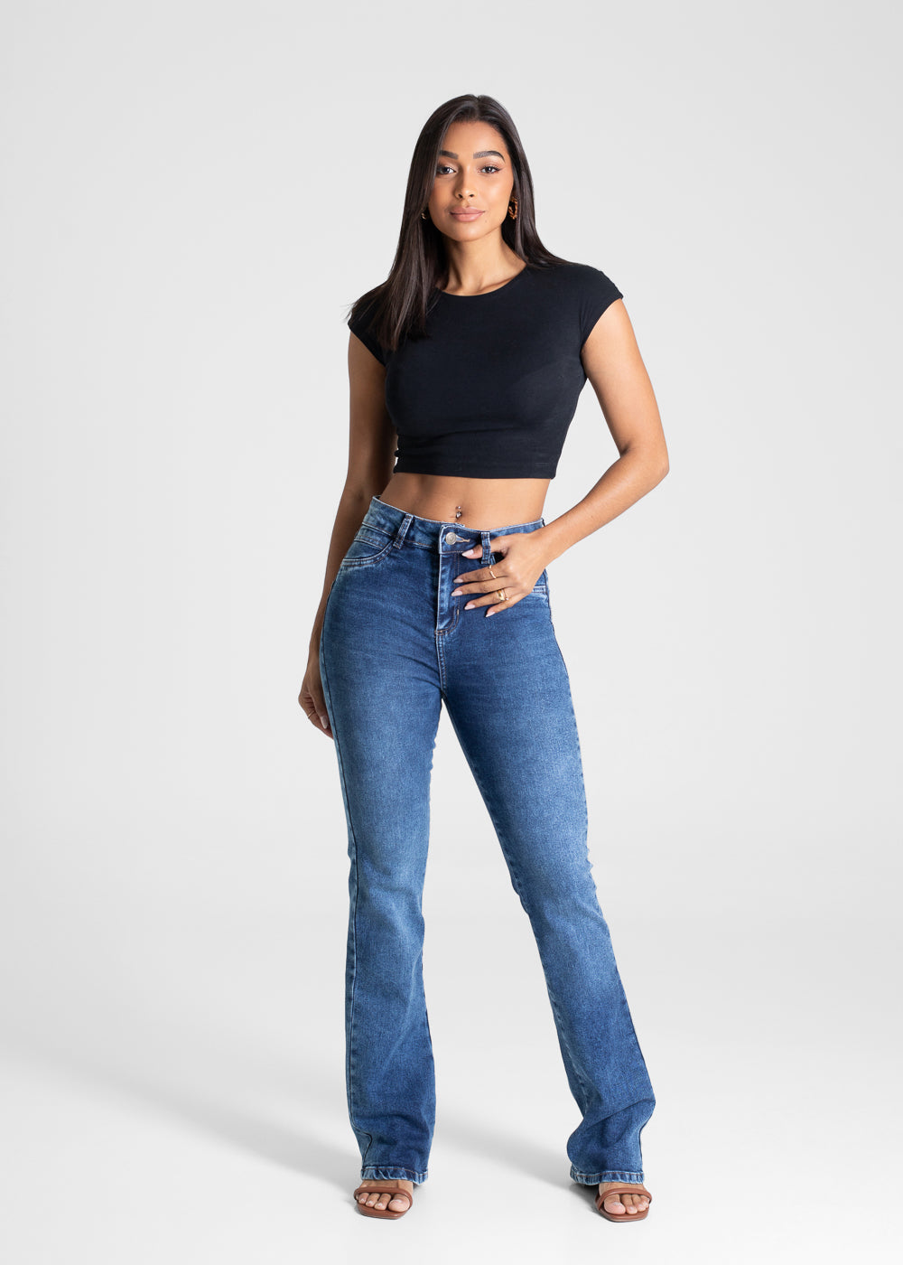 Calça Jeans Sawary Levanta Bumbum - 281088 AZUL