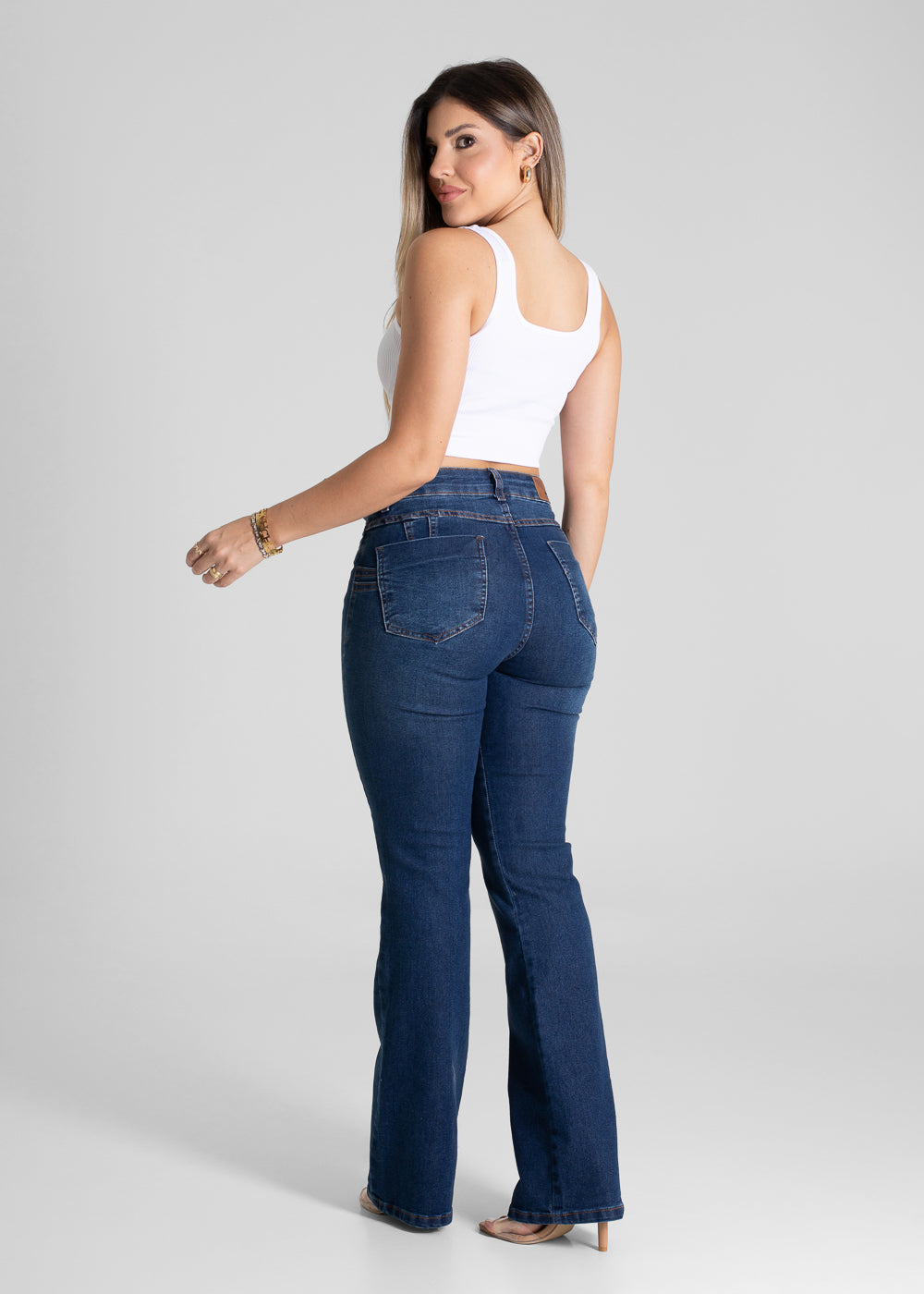 Calça Jeans Sawary Boot Cut - 281089 AZUL