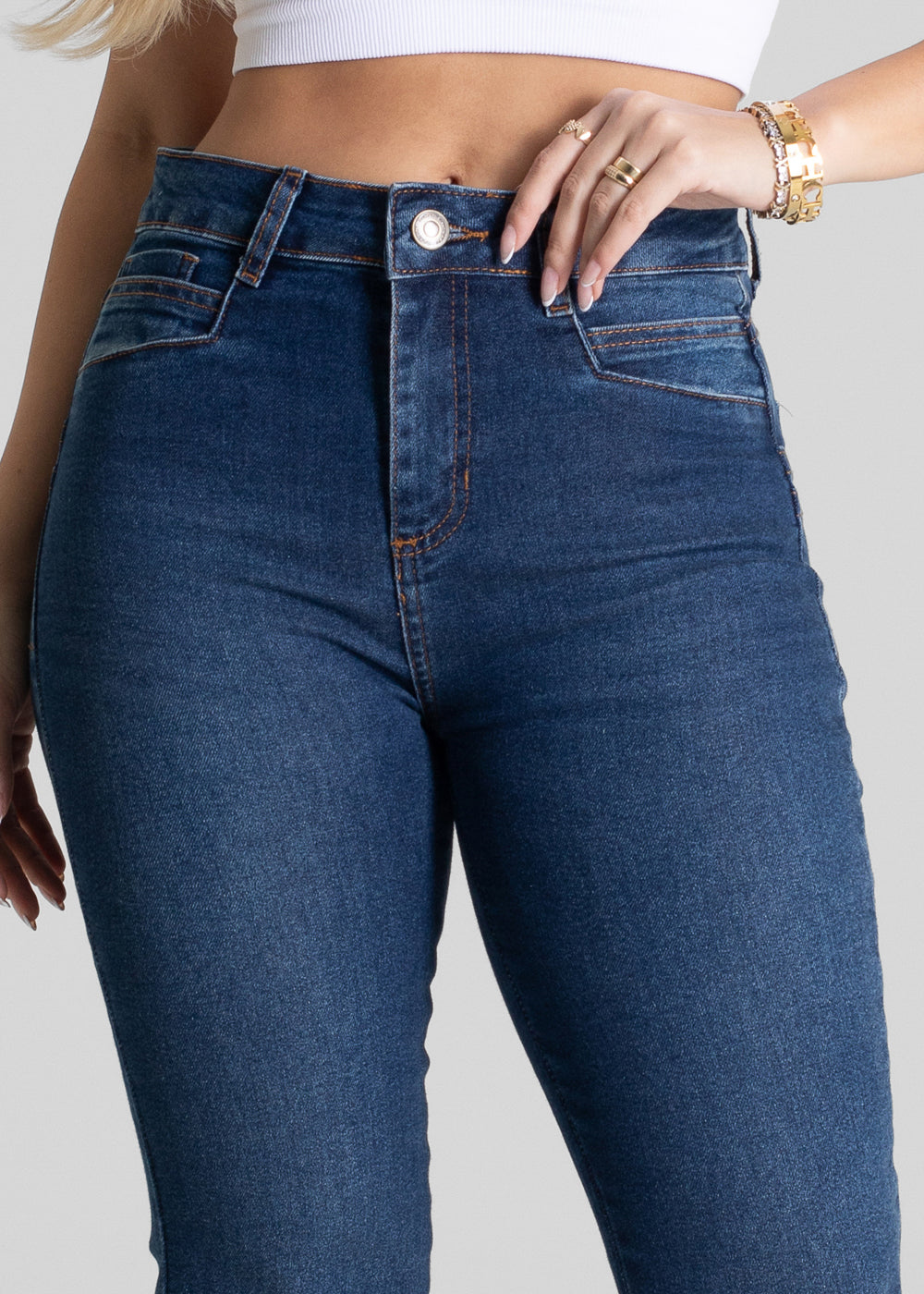 Calça Jeans Sawary Boot Cut - 281089 AZUL