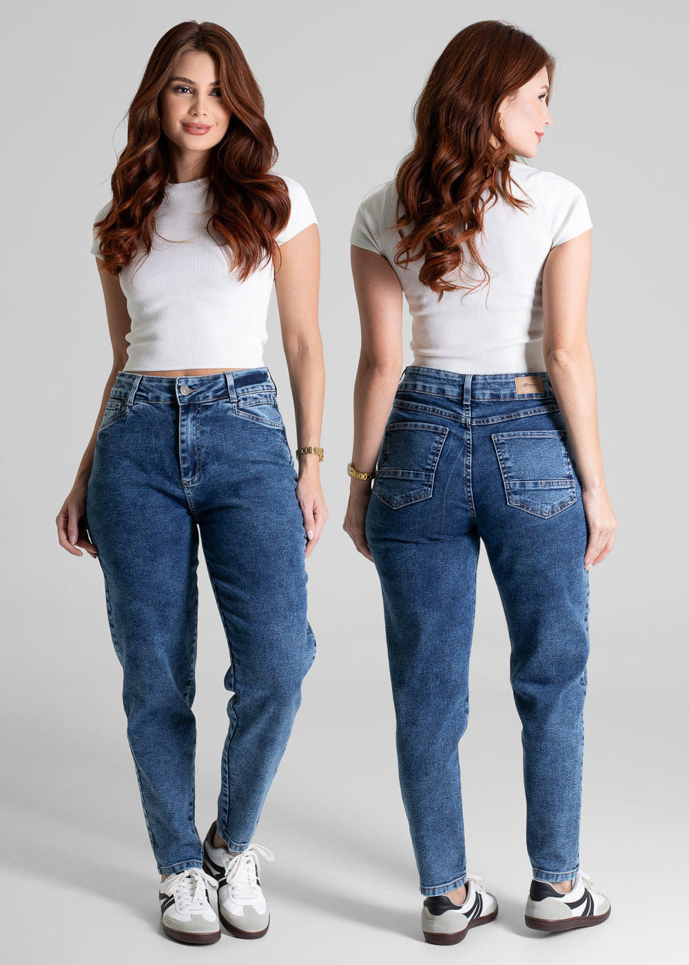 Calça Jeans Sawary Mom - 281092 AZUL