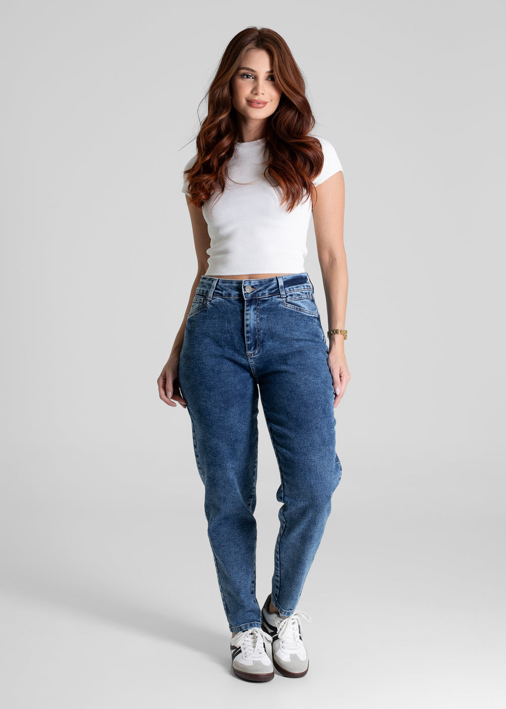 Calça Jeans Sawary Mom - 281092 AZUL