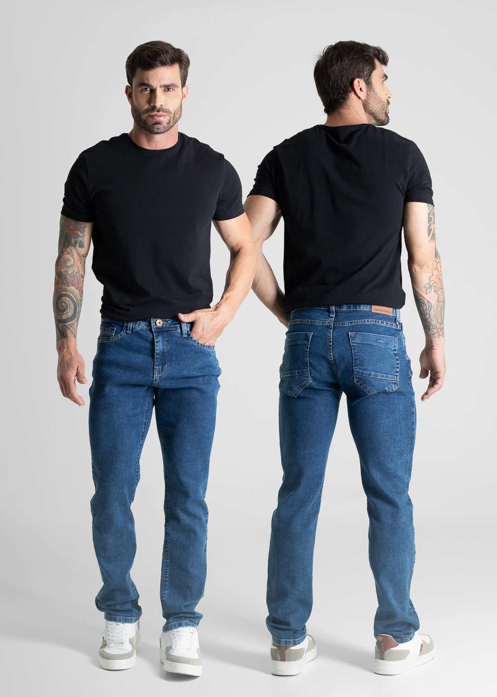 Calça Jeans Sawary Reta - 281093 AZUL