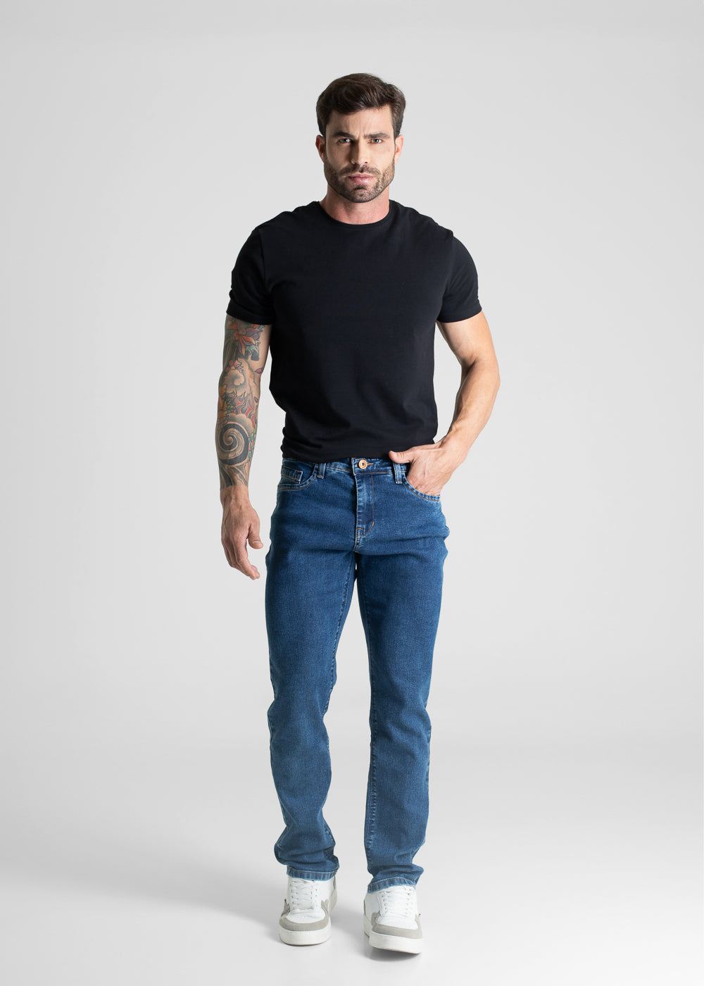 Calça Jeans Sawary Reta - 281093 AZUL