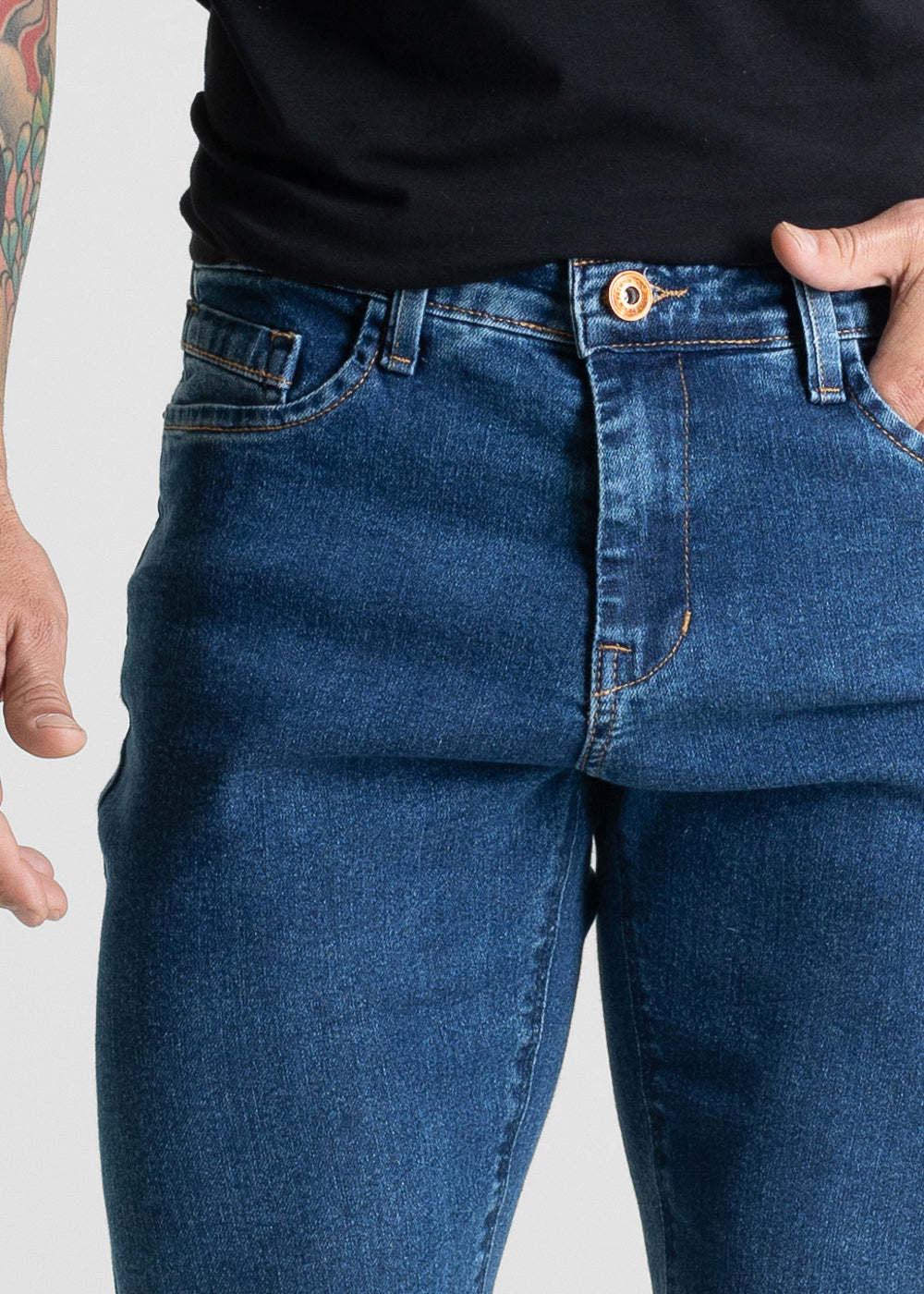 Calça Jeans Sawary Reta - 281093 AZUL