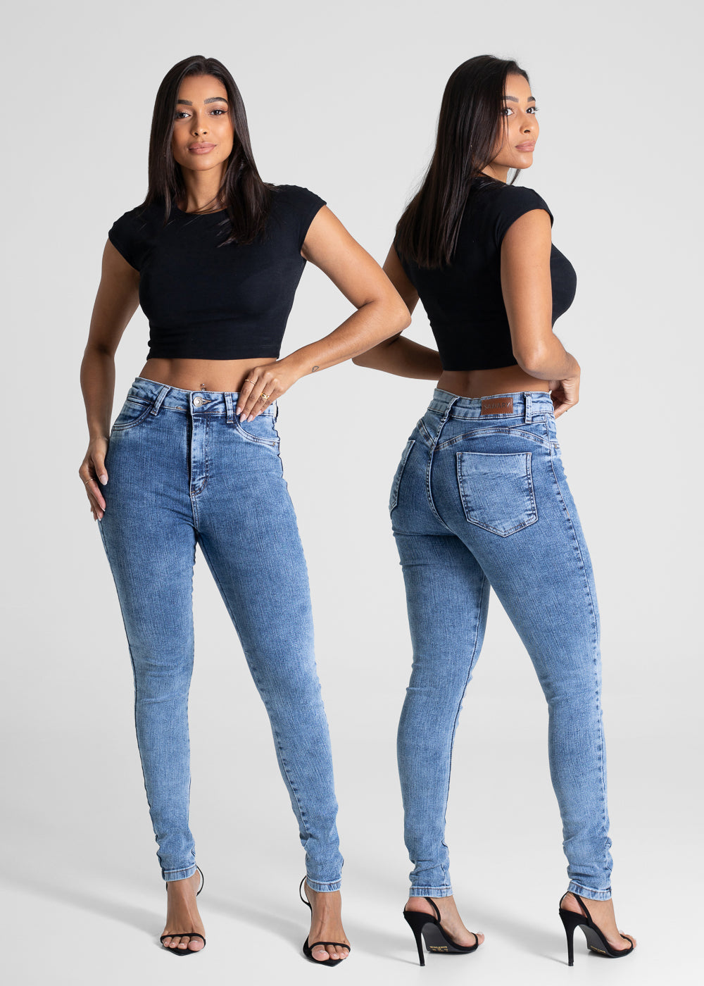 Calça Jeans Sawary Push Up - 281103 AZUL