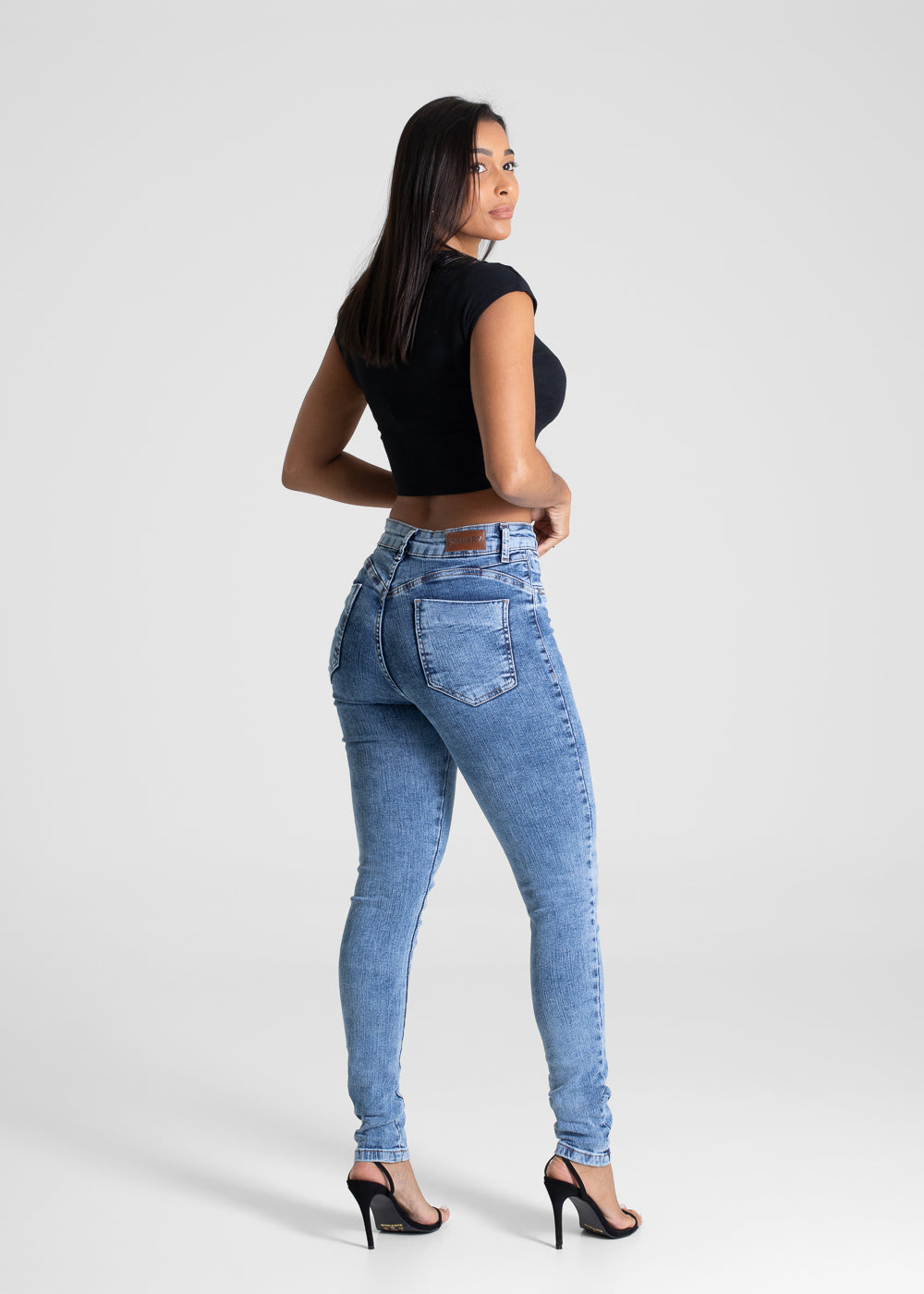 Calça Jeans Sawary Push Up - 281103 AZUL