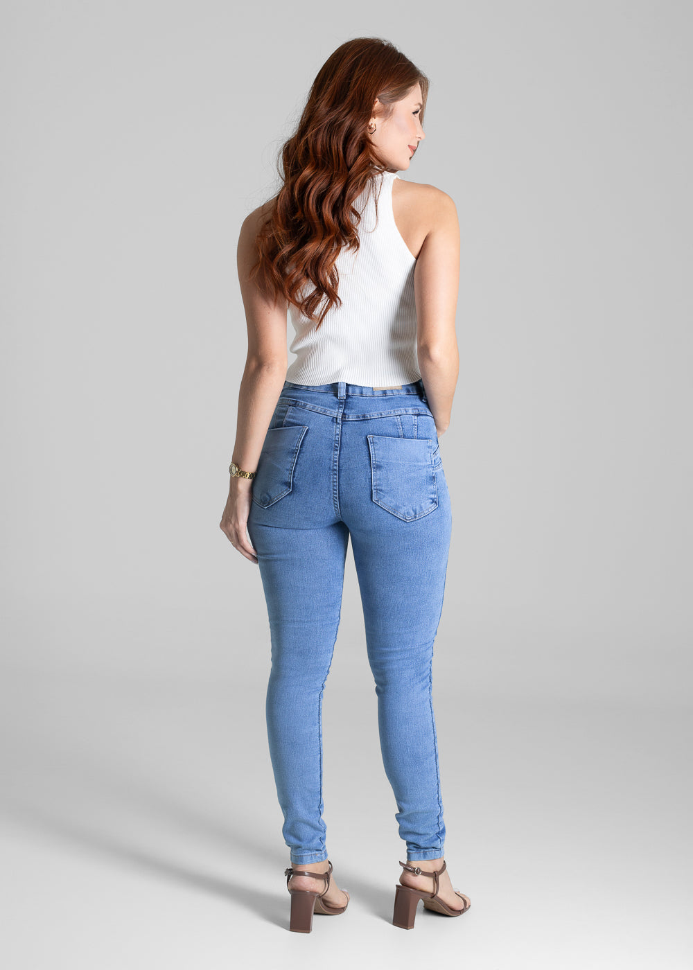 Calça Jeans Sawary Levanta Bumbum - 281113 AZUL
