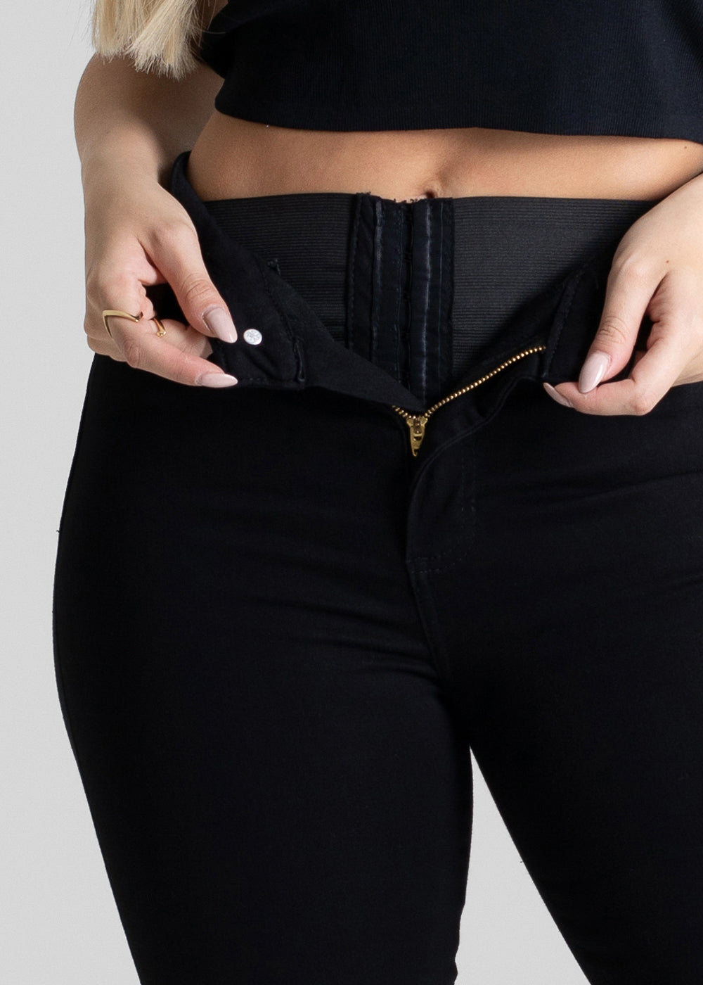 Calça Sarja Sawary Super Lipo Boot Cut - 281115 PRETO