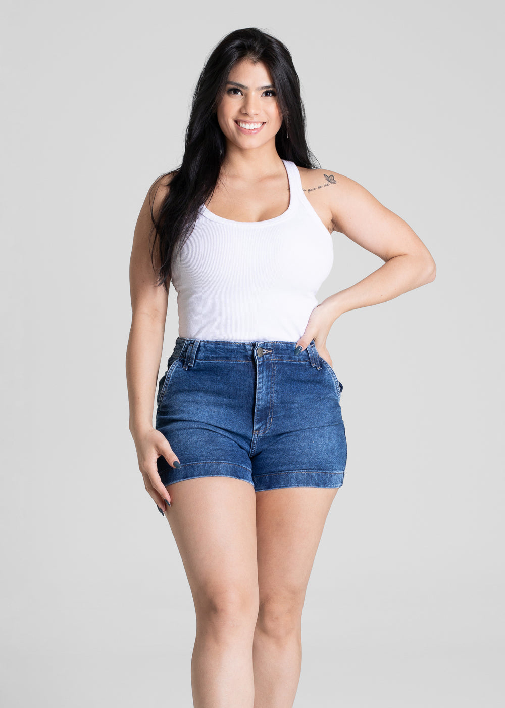 Shorts Jeans Sawary - 281120 AZUL