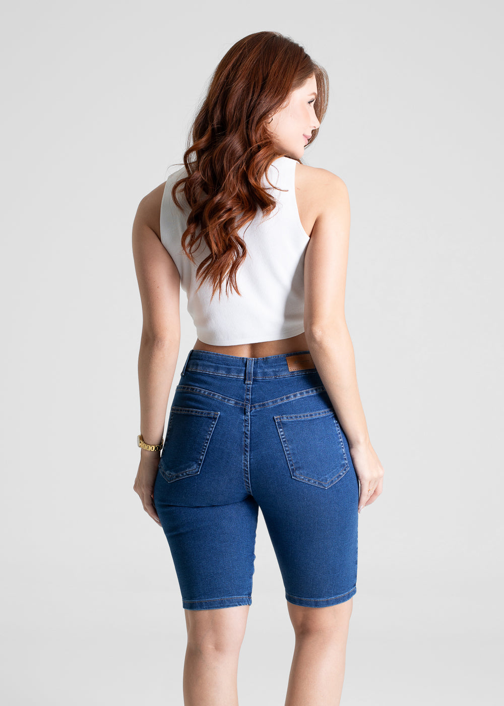 Bermuda Jeans Sawary - 281123 AZUL