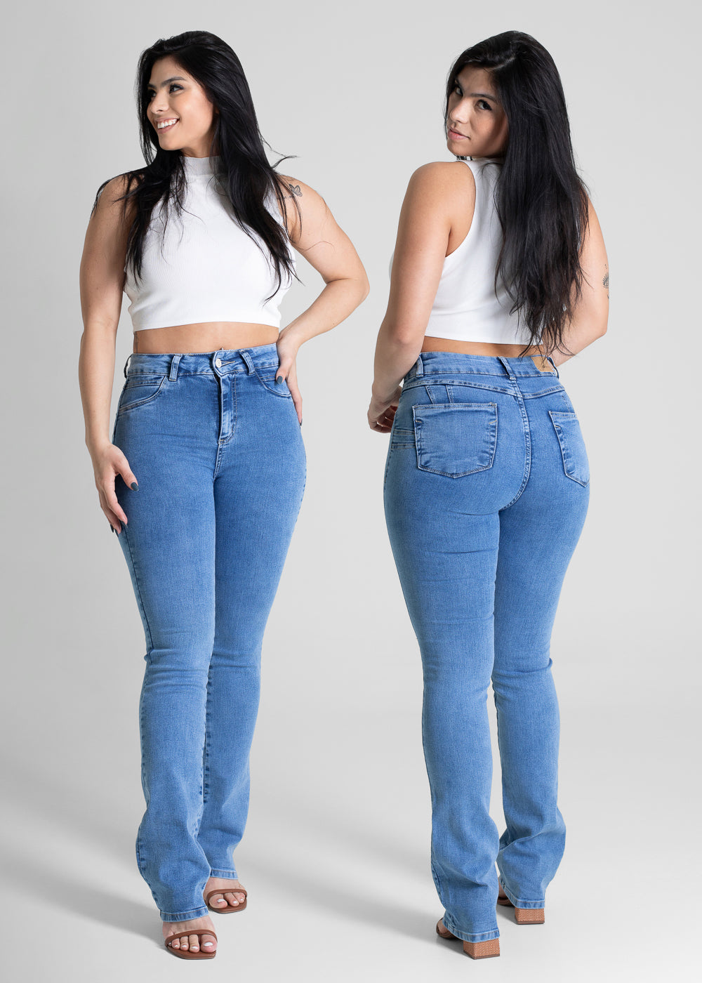 Calça Jeans Sawary Levanta Bumbum - 281127 AZUL