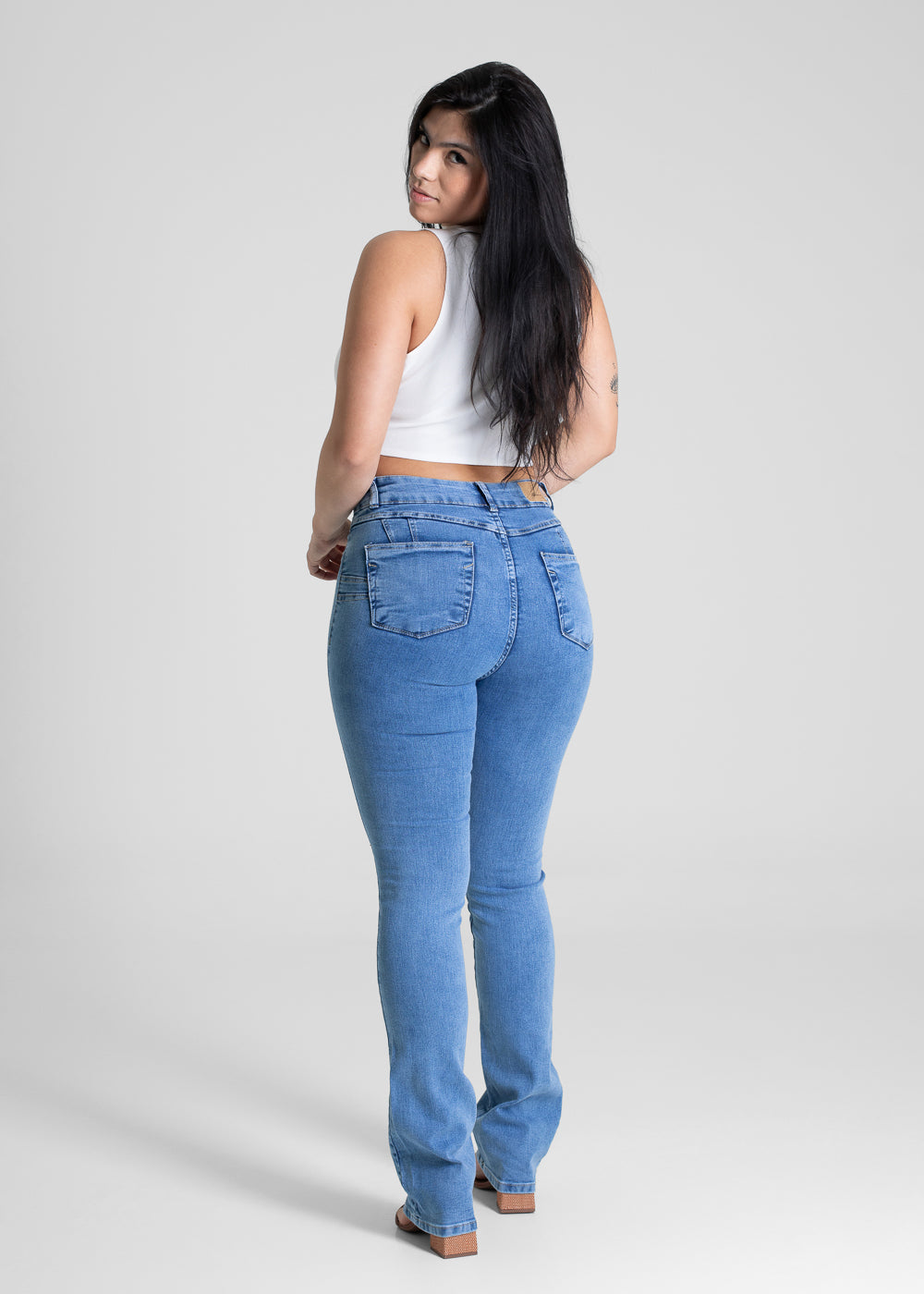 Calça Jeans Sawary Levanta Bumbum - 281127 AZUL