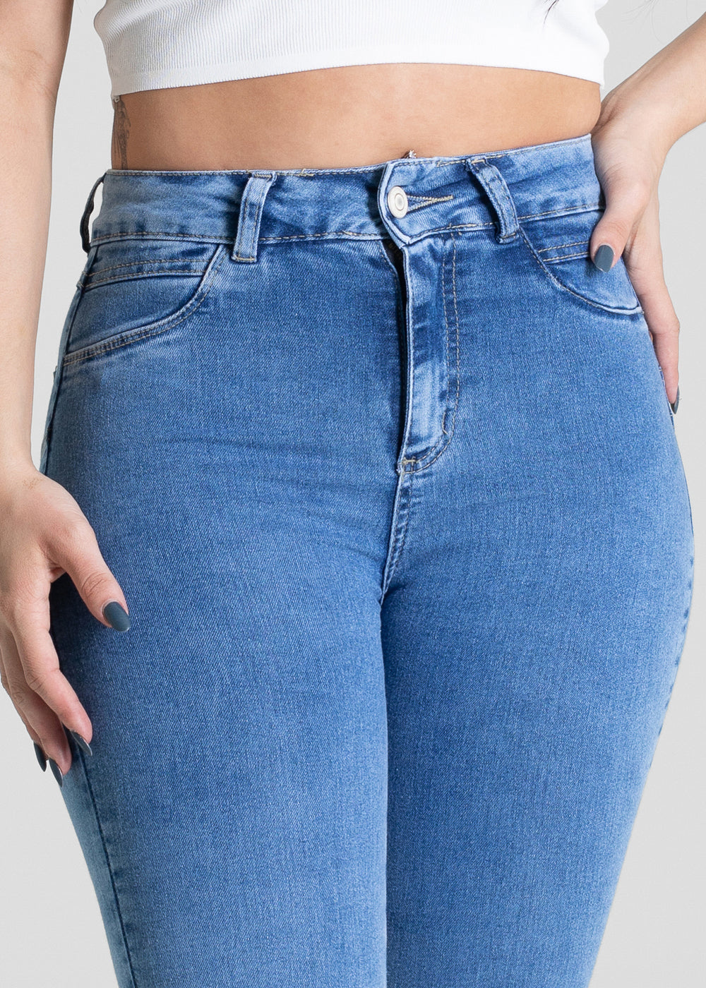 Calça Jeans Sawary Levanta Bumbum - 281127 AZUL