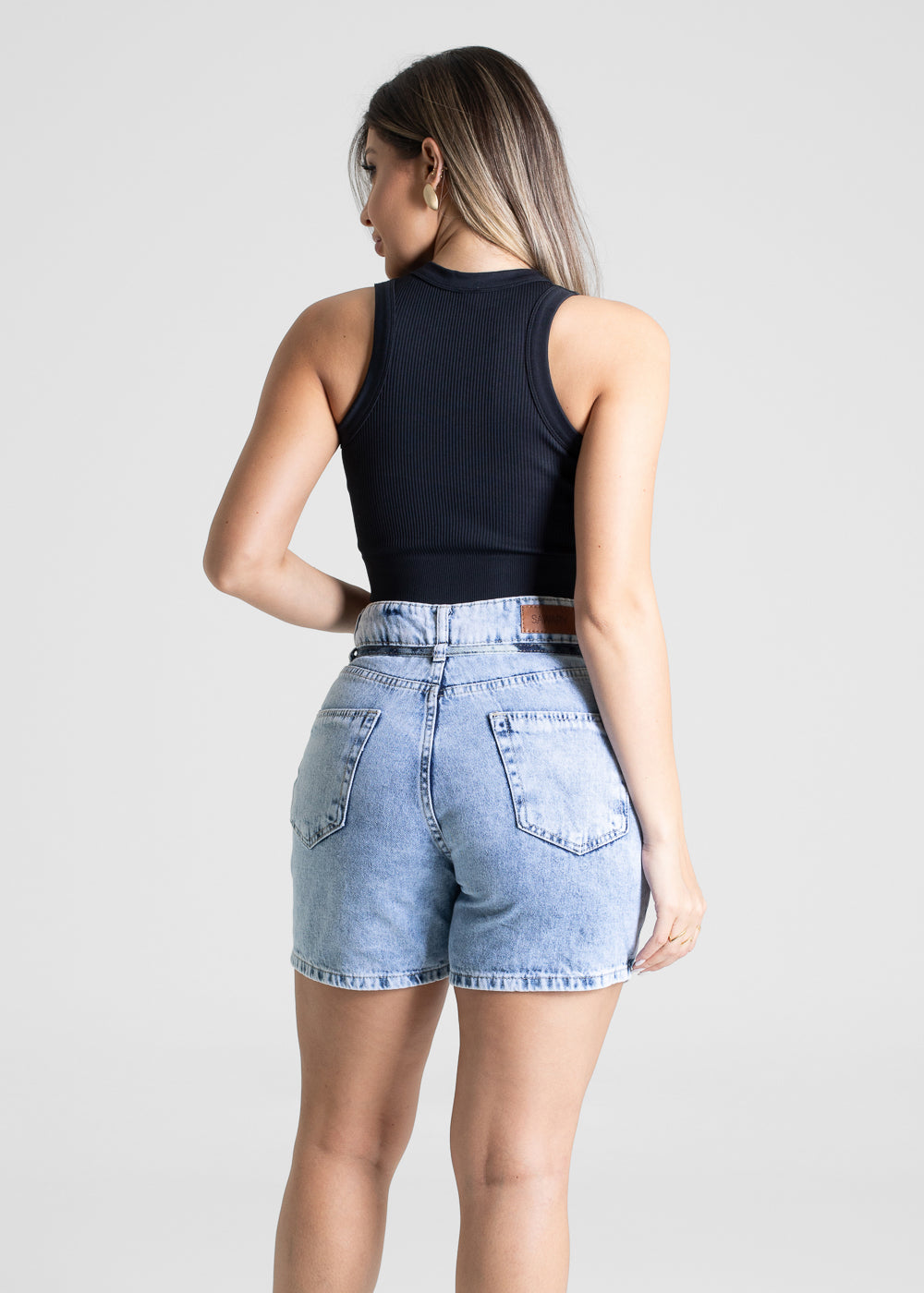 Shorts Jeans Sawary - 281130 AZUL