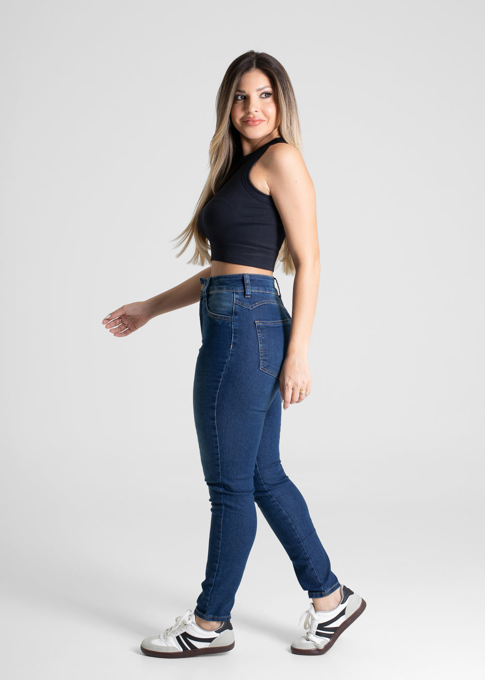 Calça Jeans Sawary Cigarrete - 281131 AZUL