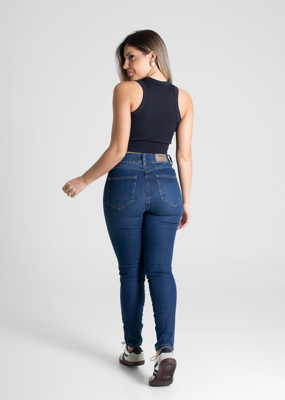 Calça Jeans Sawary Cigarrete - 281131 AZUL