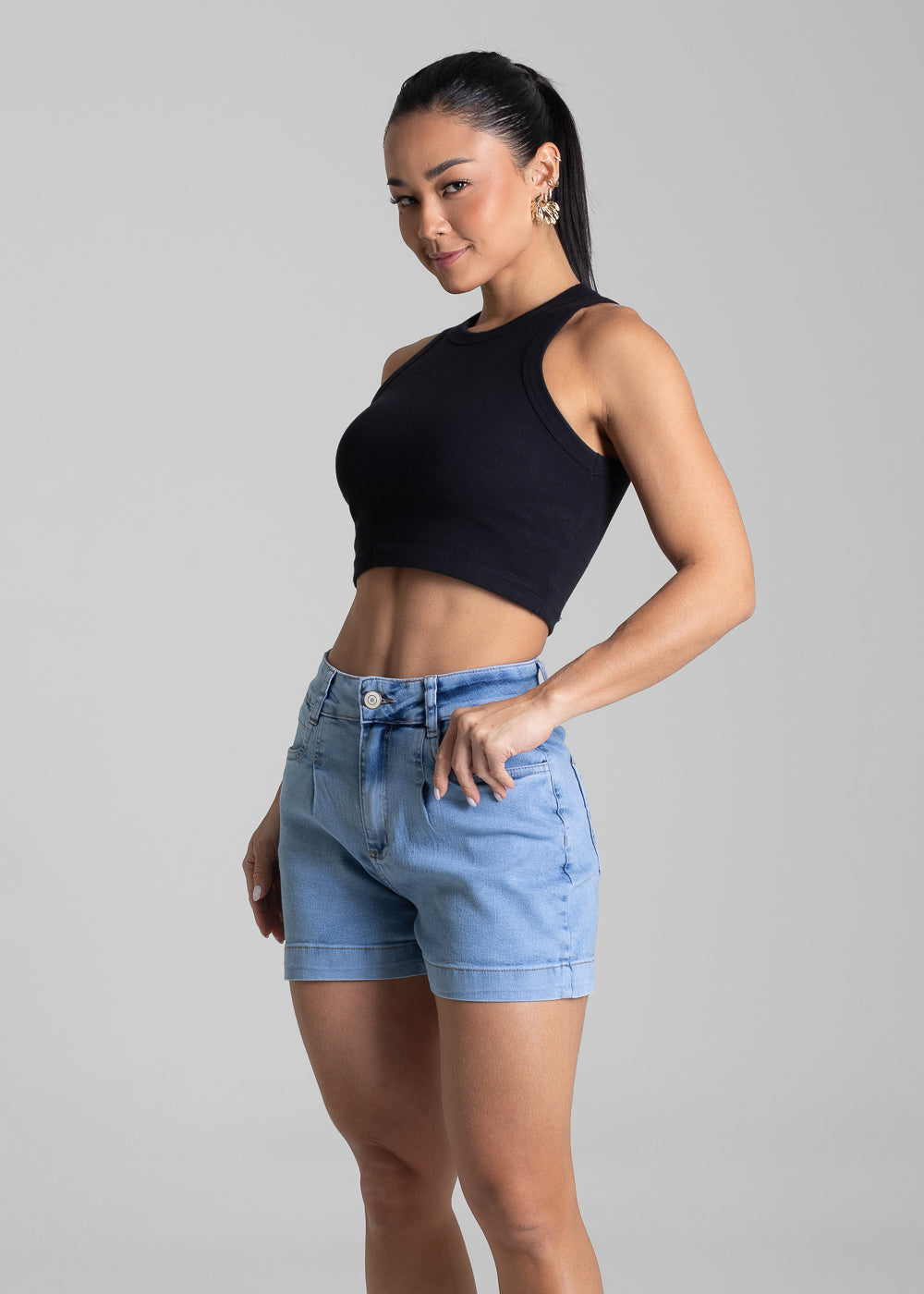 Shorts Jeans Sawary - 281132 AZUL