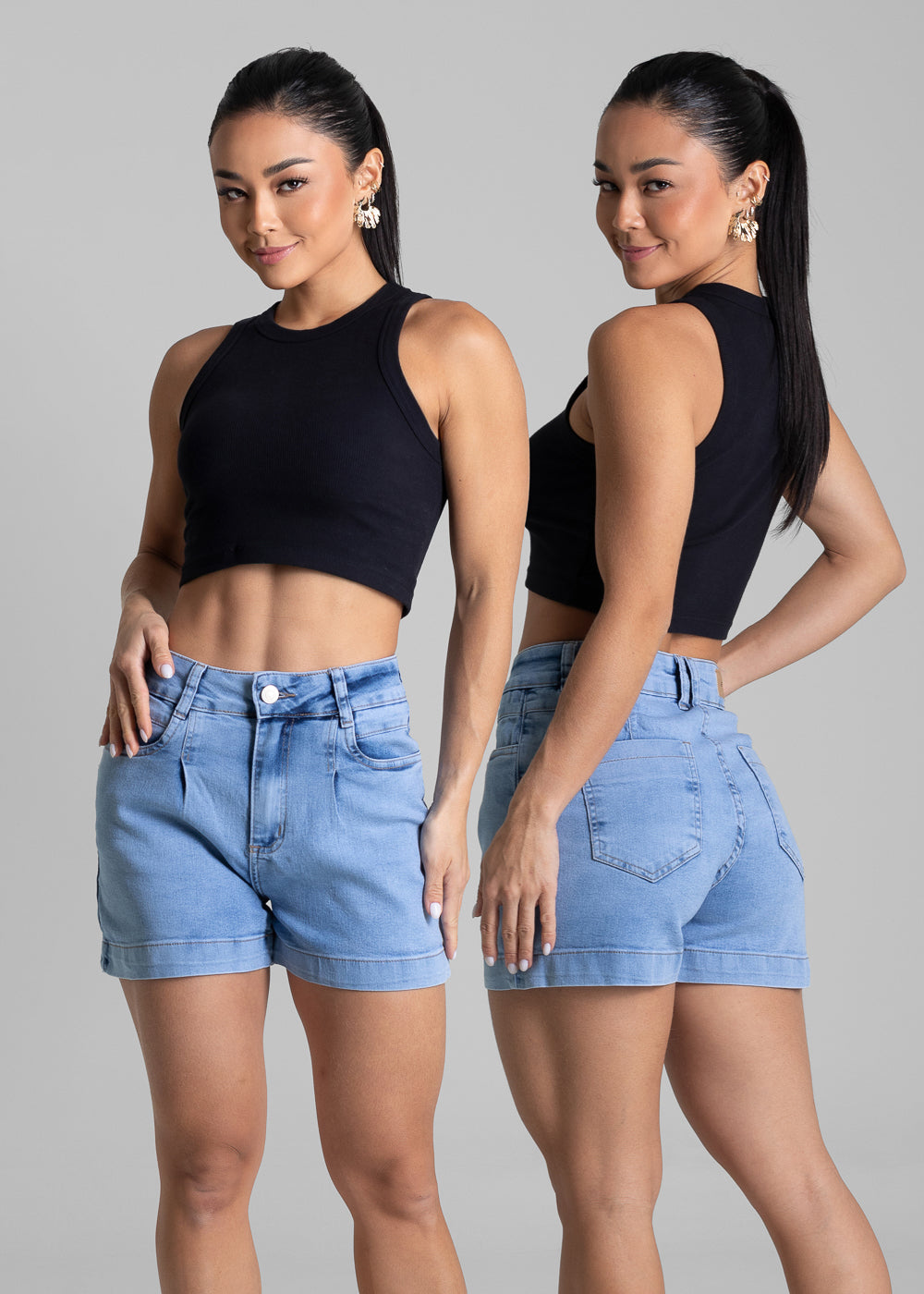 Shorts Jeans Sawary - 281132 AZUL