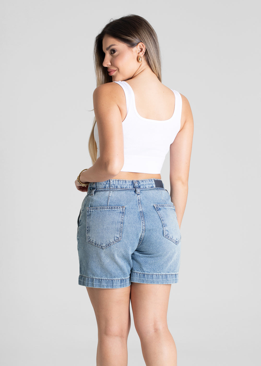 Shorts Jeans Sawary - 281133 AZUL