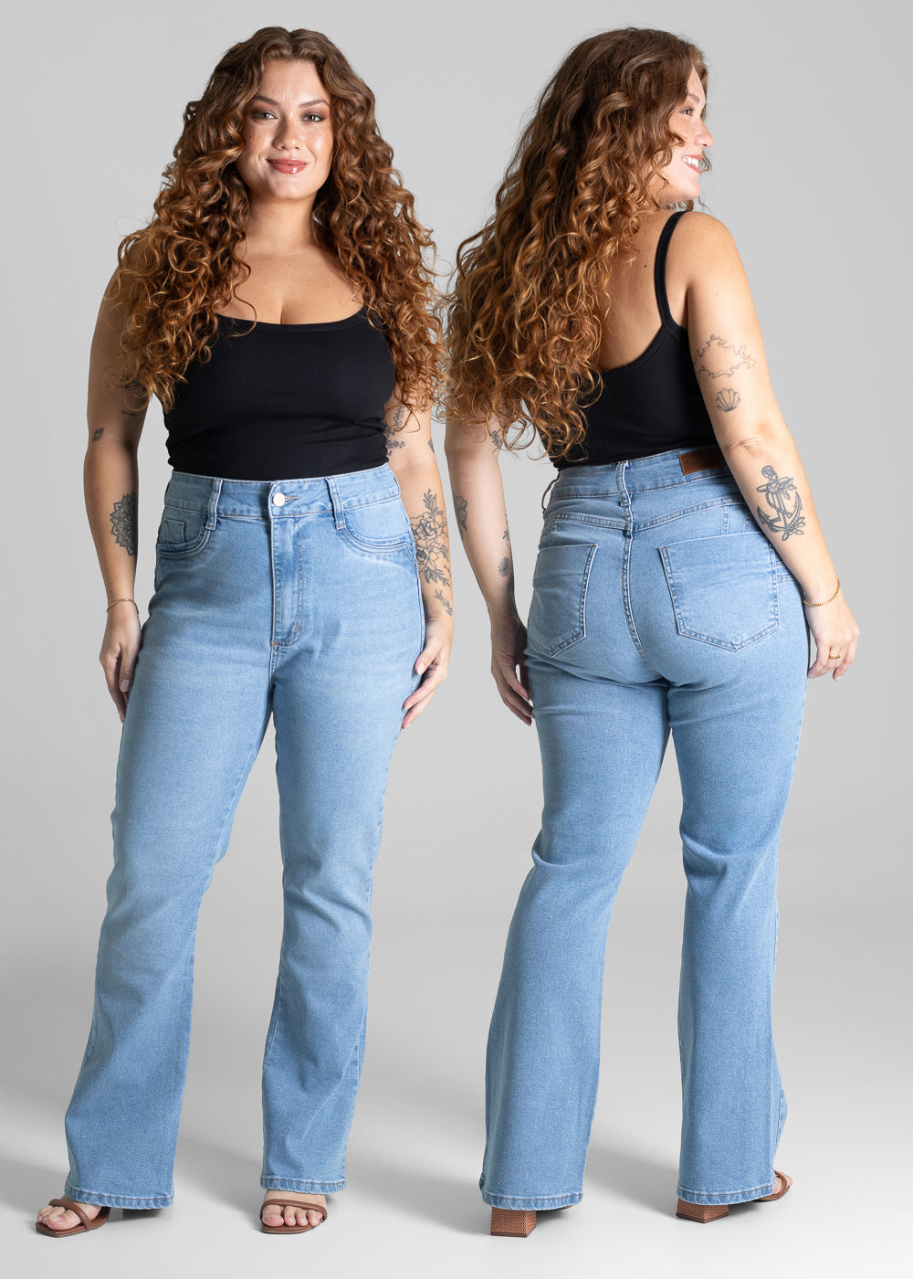 Calça Jeans Sawary Plus Size Petit - 281143 AZUL