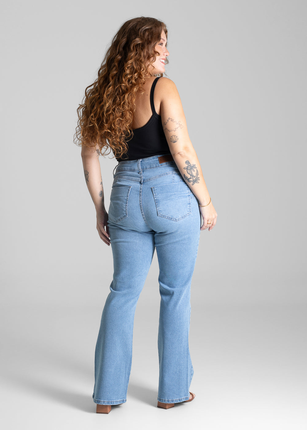 Calça Jeans Sawary Plus Size Petit - 281143 AZUL