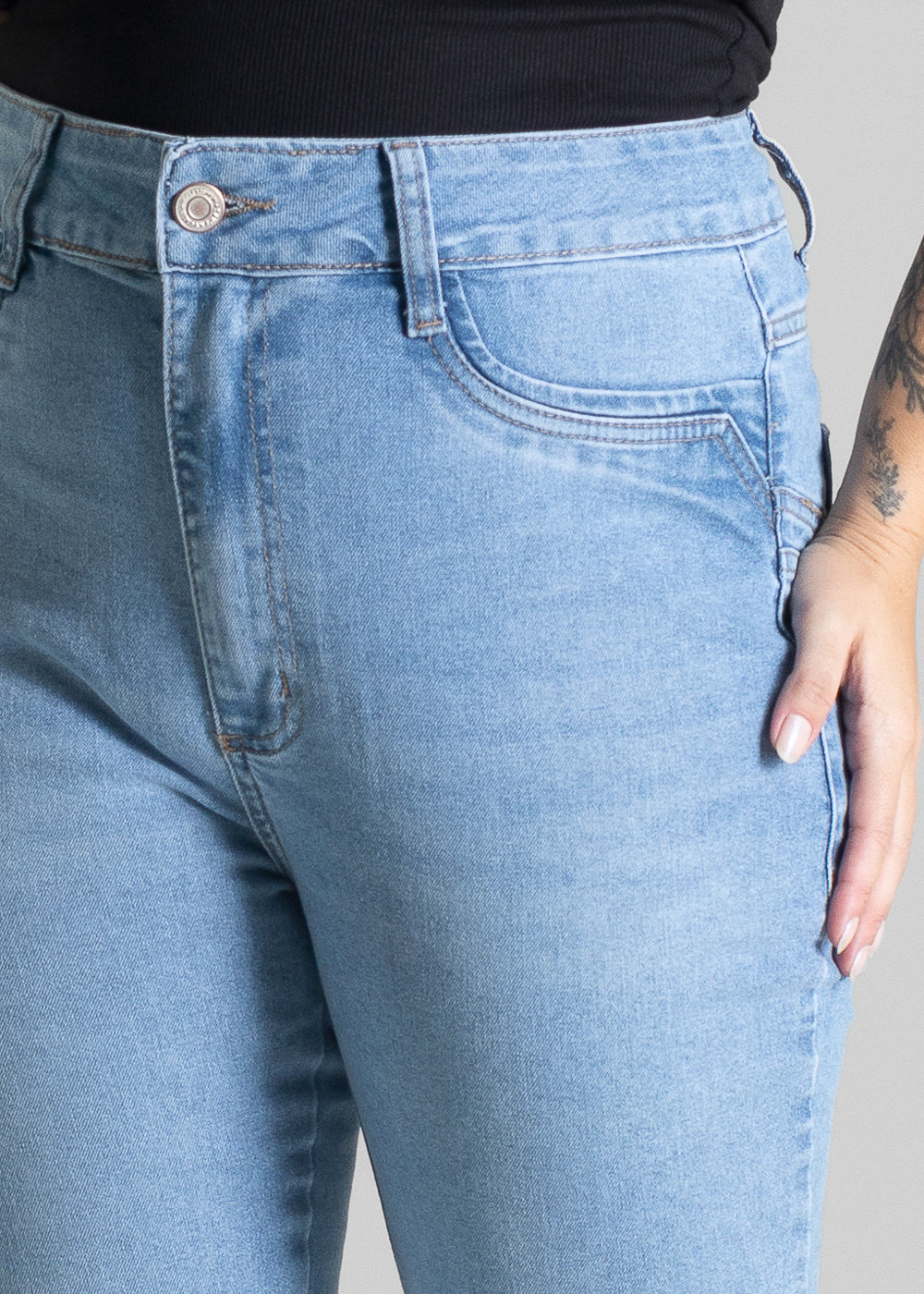 Calça Jeans Sawary Plus Size Petit - 281143 AZUL