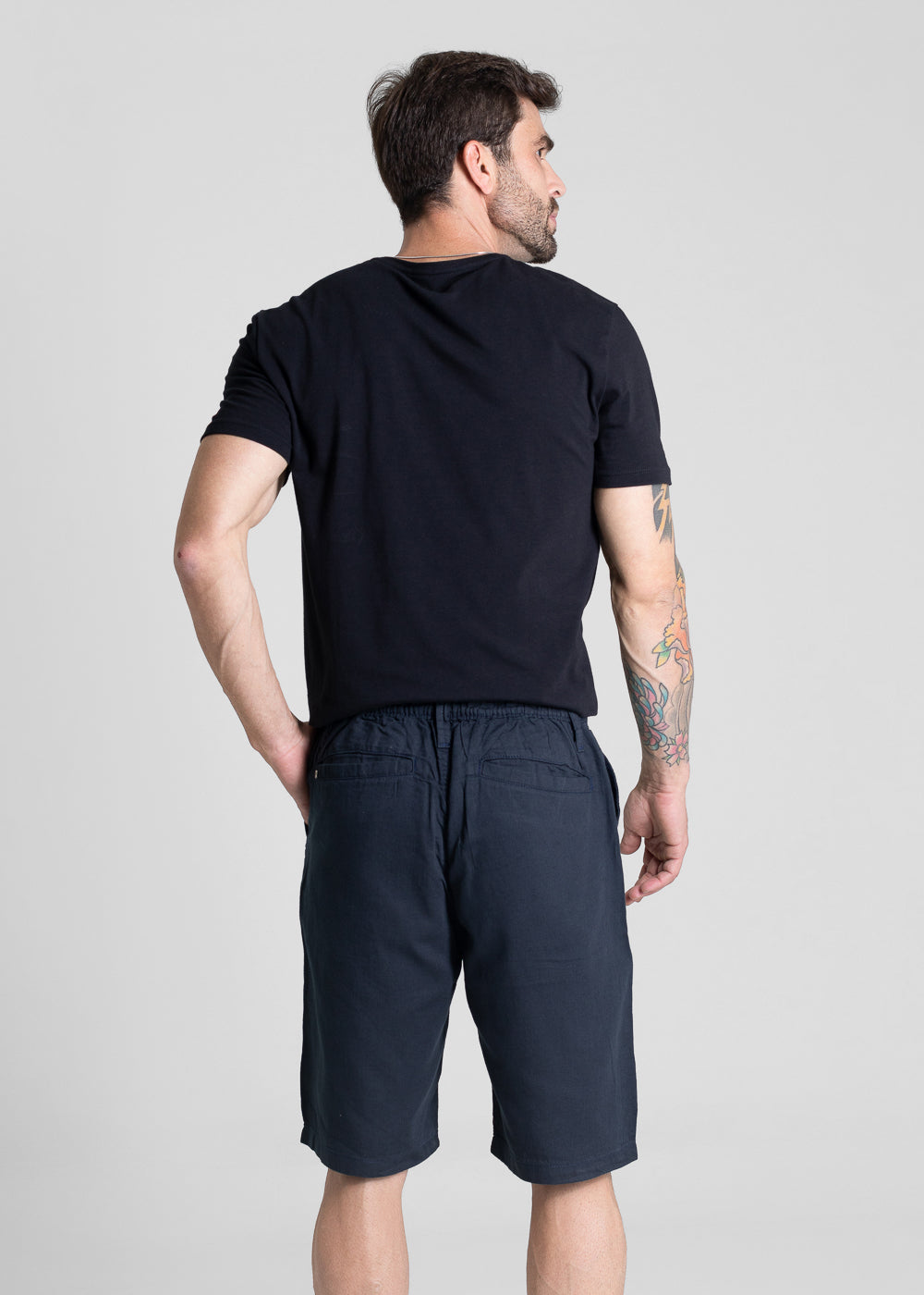 Bermuda Linho Sawary - 281161 AZUL