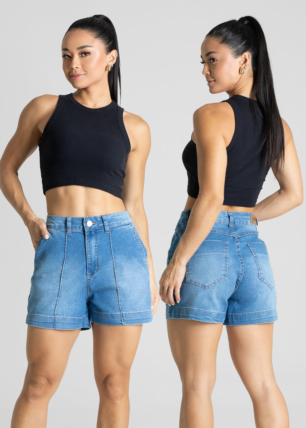 Shorts Jeans Sawary - 281162 AZUL