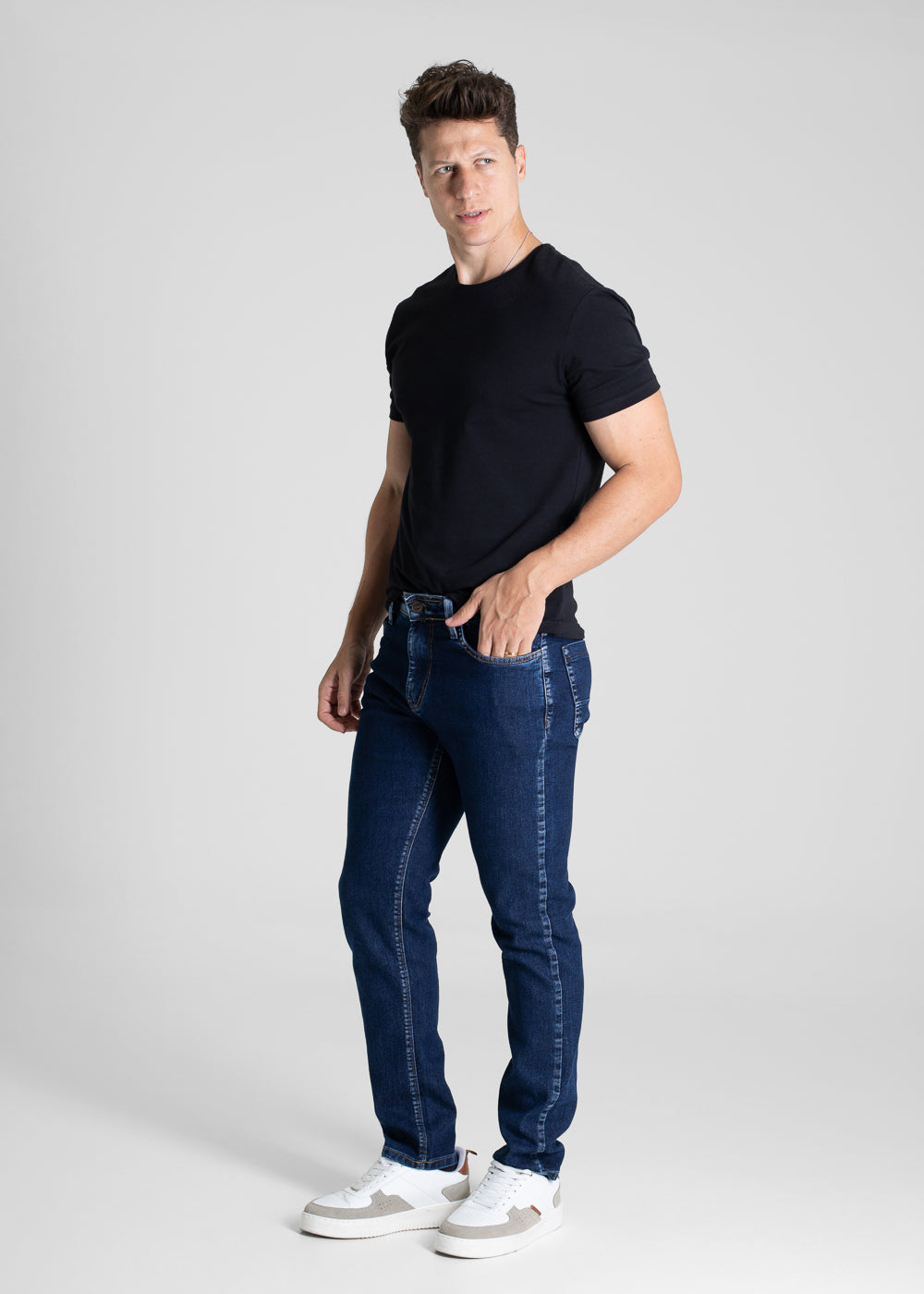 Calça Jeans Sawary Slim - 281163 AZUL