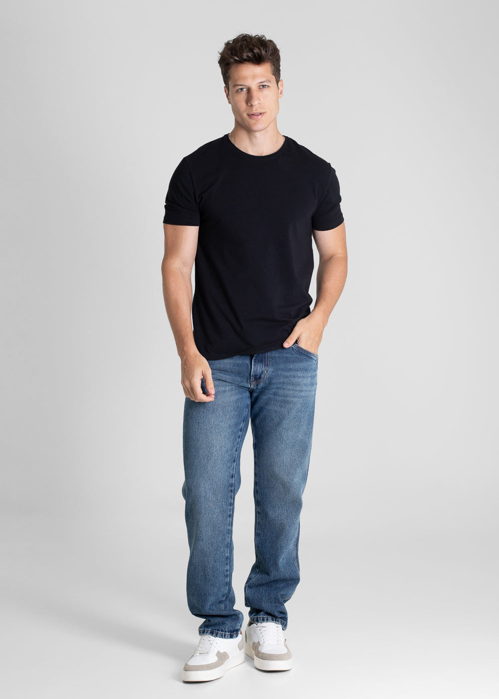 Calça Jeans Sawary Reta - 281179 AZUL