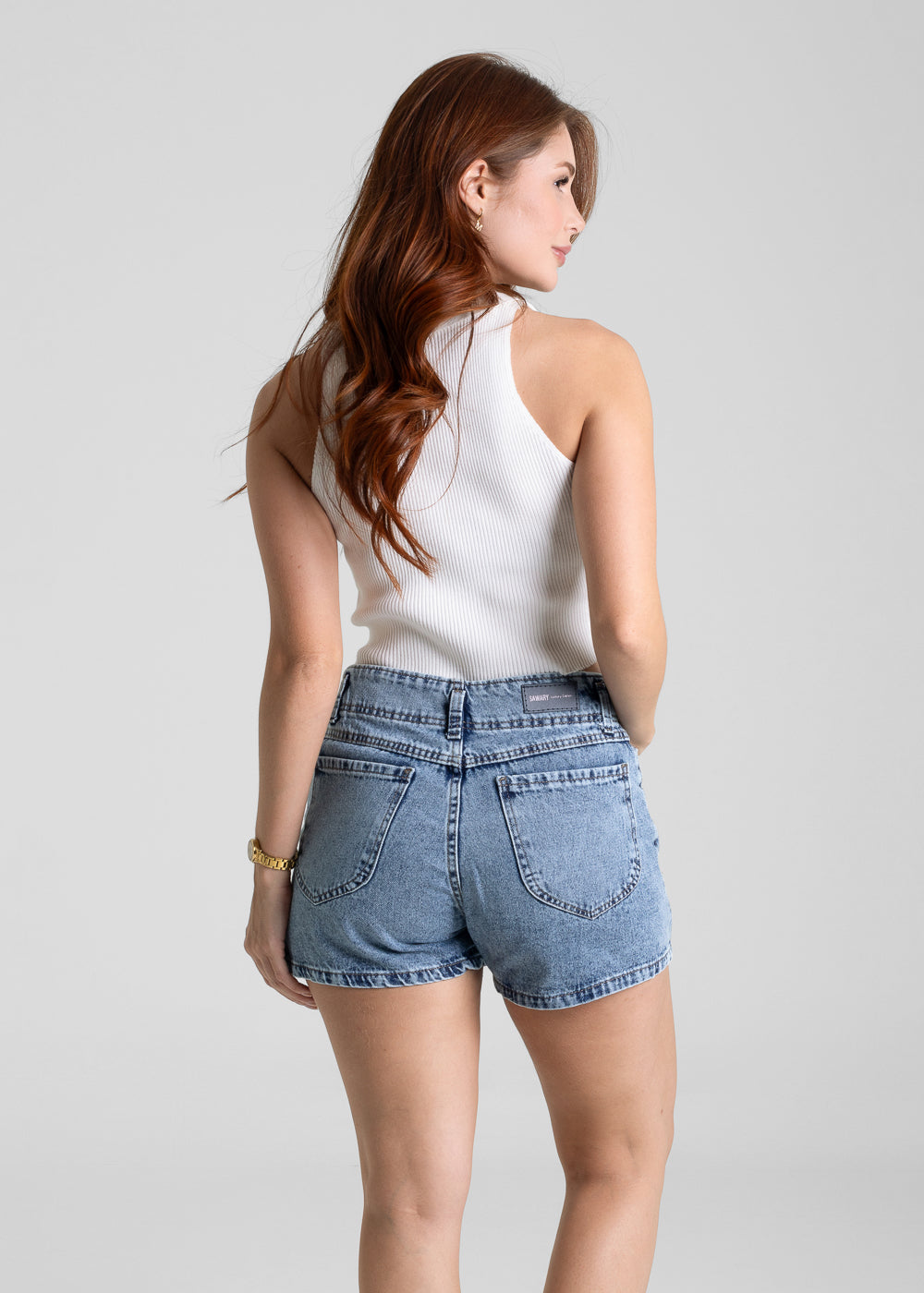 Shorts Jeans Sawary - 281193 AZUL