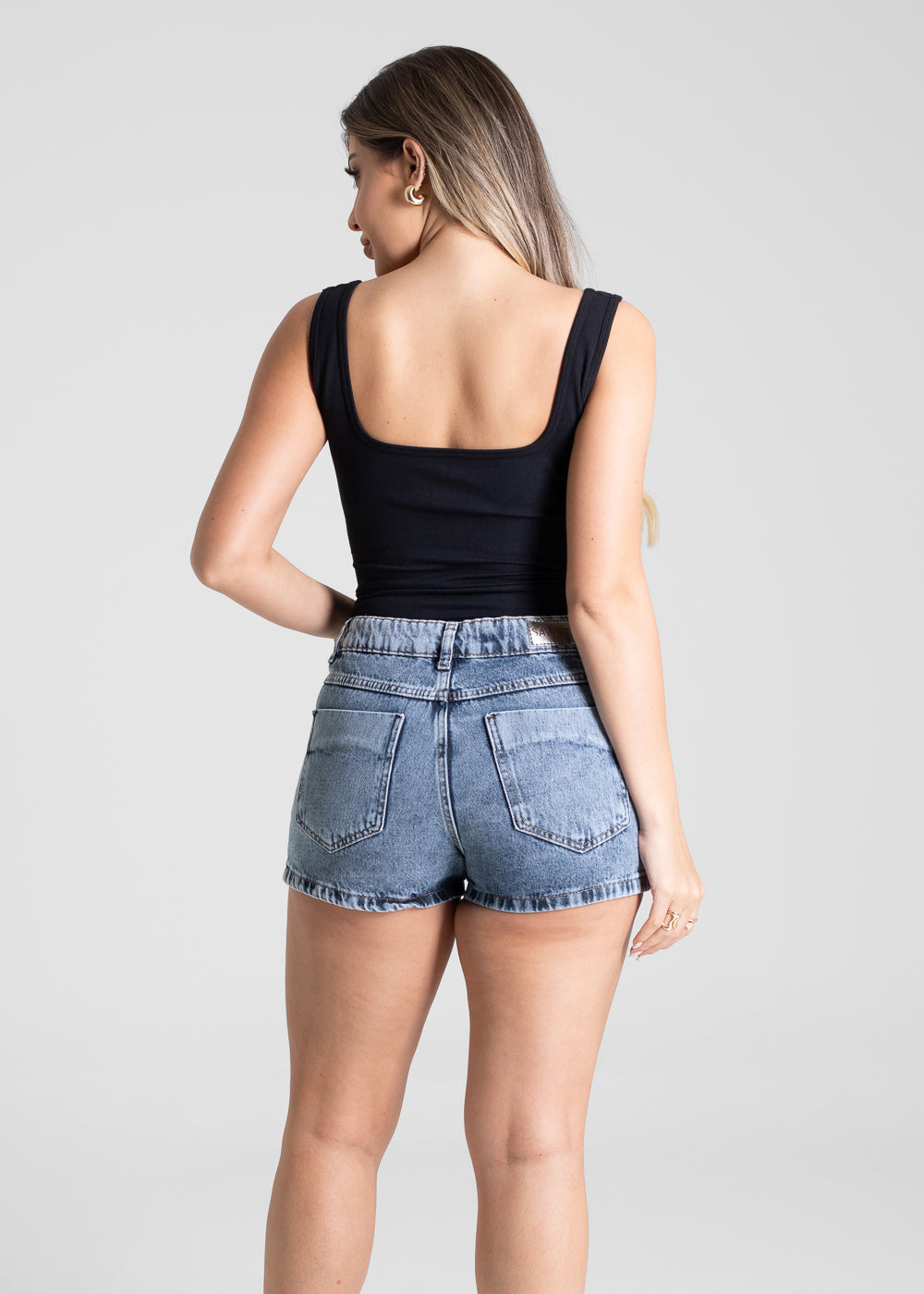 Shorts Jeans Sawary - 281196 PRETO