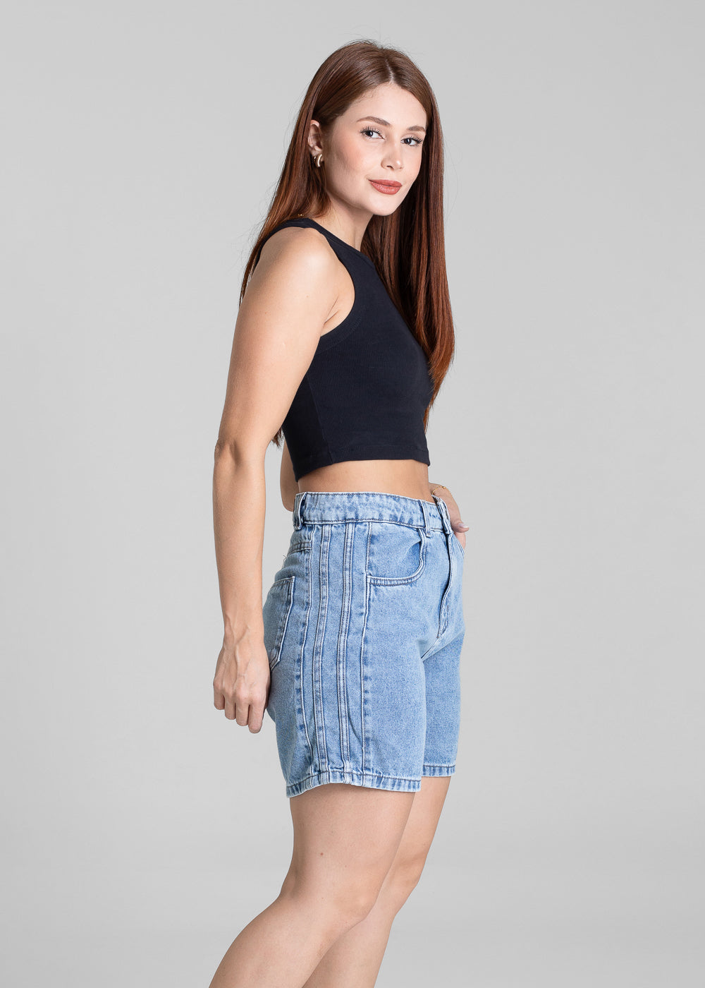 Shorts Jeans Sawary - 281197 AZUL
