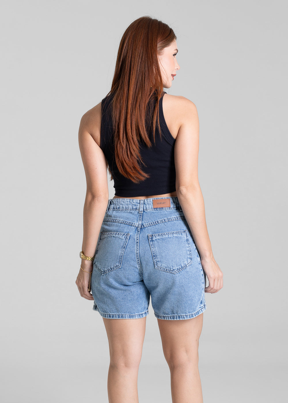 Shorts Jeans Sawary - 281197 AZUL