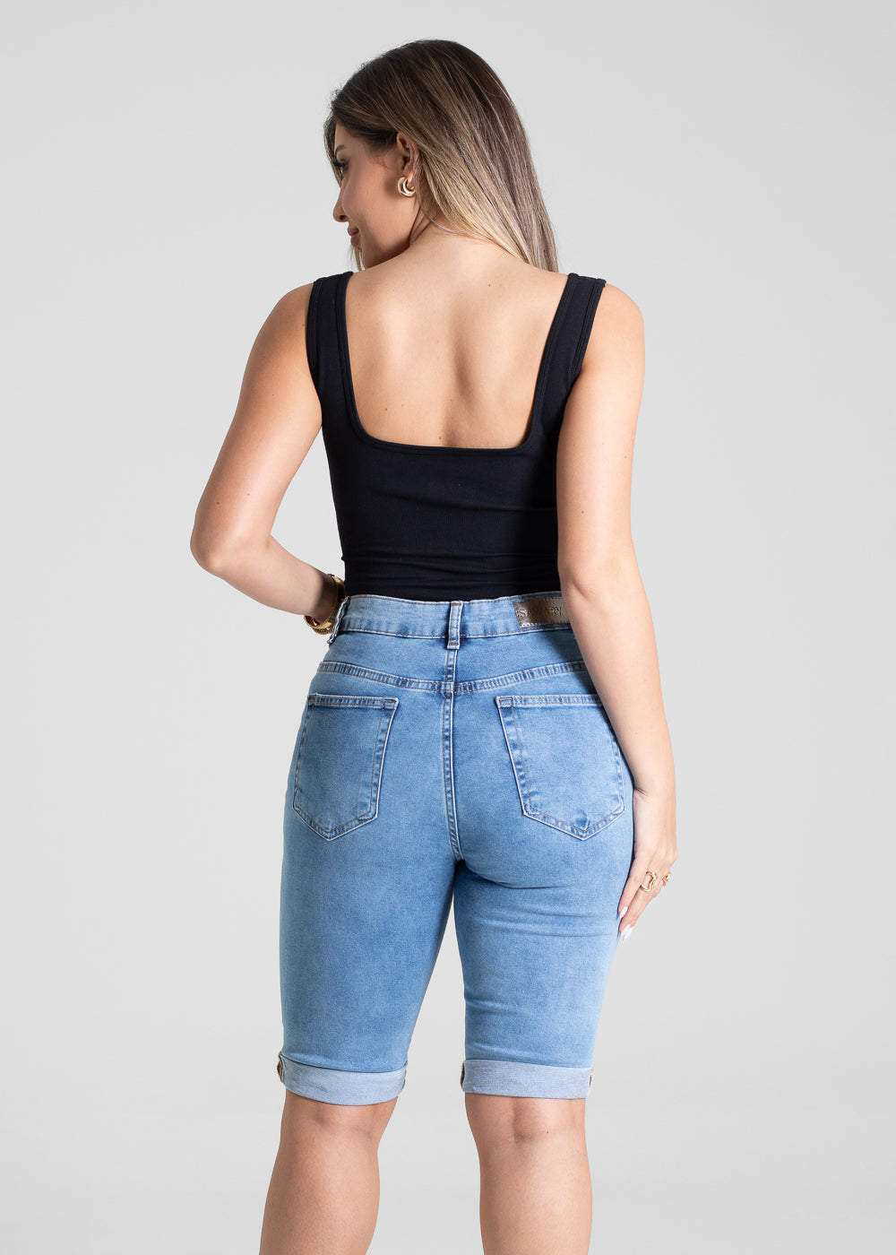Bermuda Jeans Sawary - 281202 AZUL