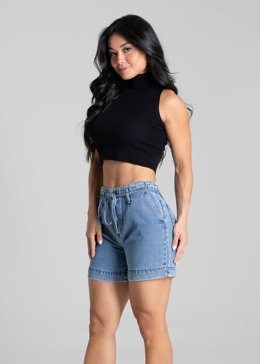 Shorts Jeans Sawary - 281206 AZUL