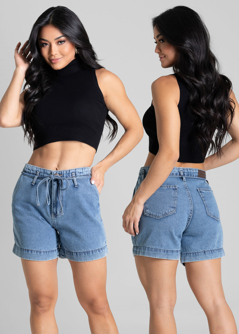 Shorts Jeans Sawary - 281206 AZUL