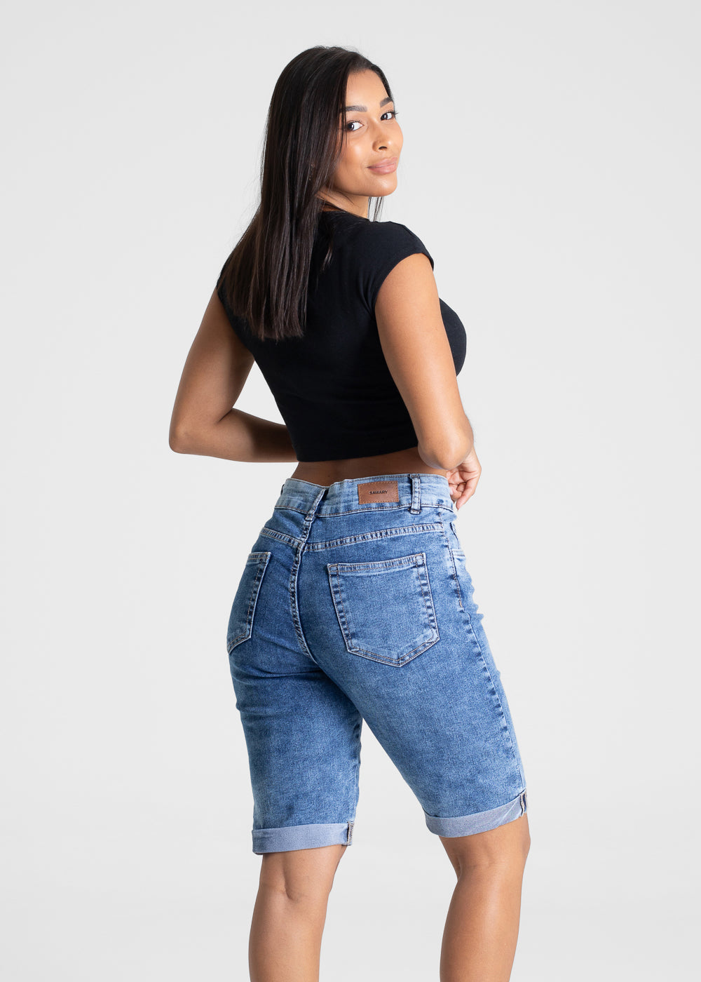 Bermuda Jeans Sawary - 281211 AZUL