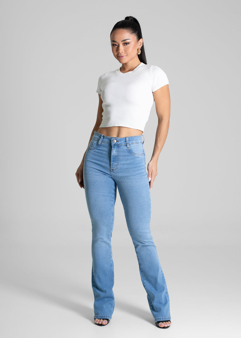 Calça Jeans Sawary Boot Cut - 281221 AZUL