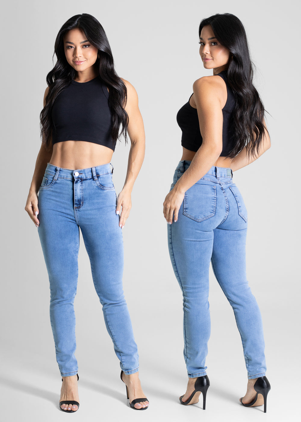 Calça Jeans Sawary Cigarrete - 281225 AZUL