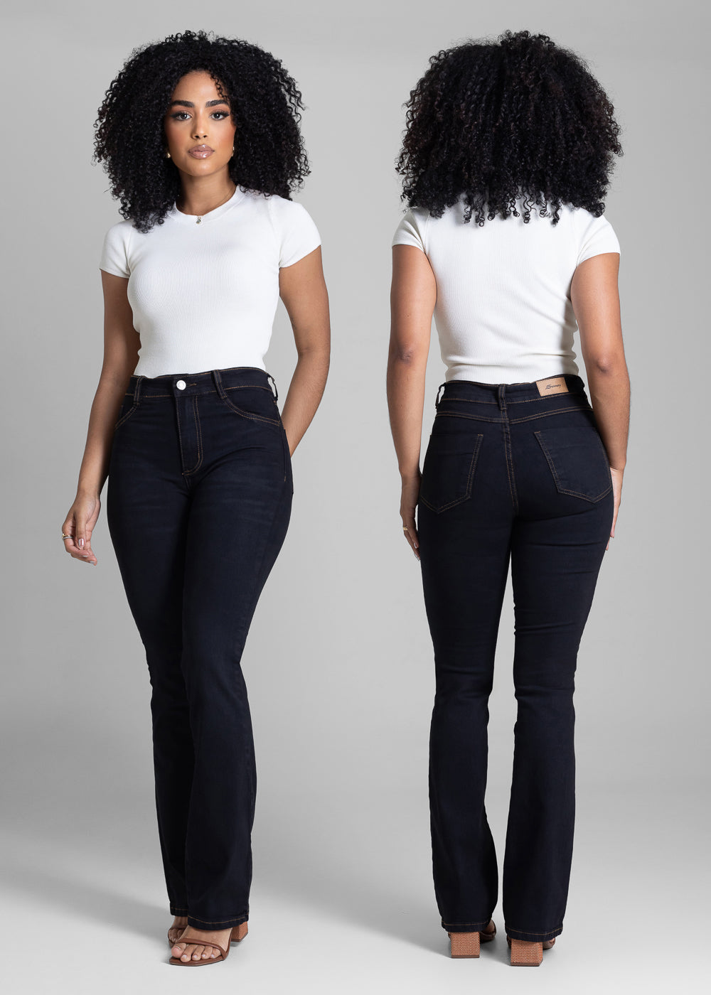 Calça Jeans Sawary Boot Cut - 281226 AZUL