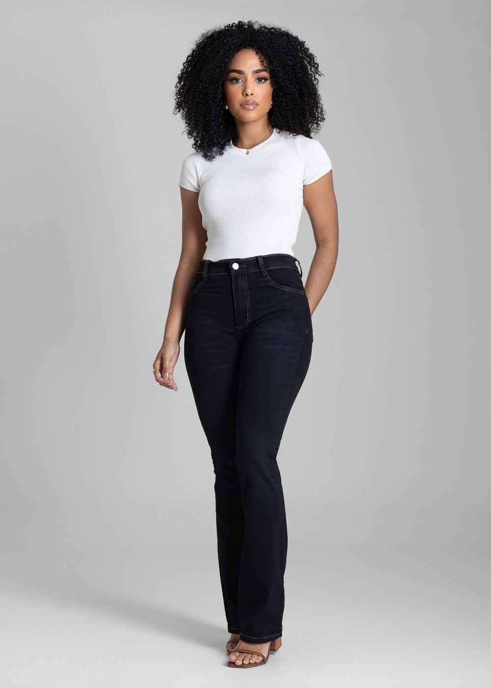 Calça Jeans Sawary Boot Cut - 281226 AZUL